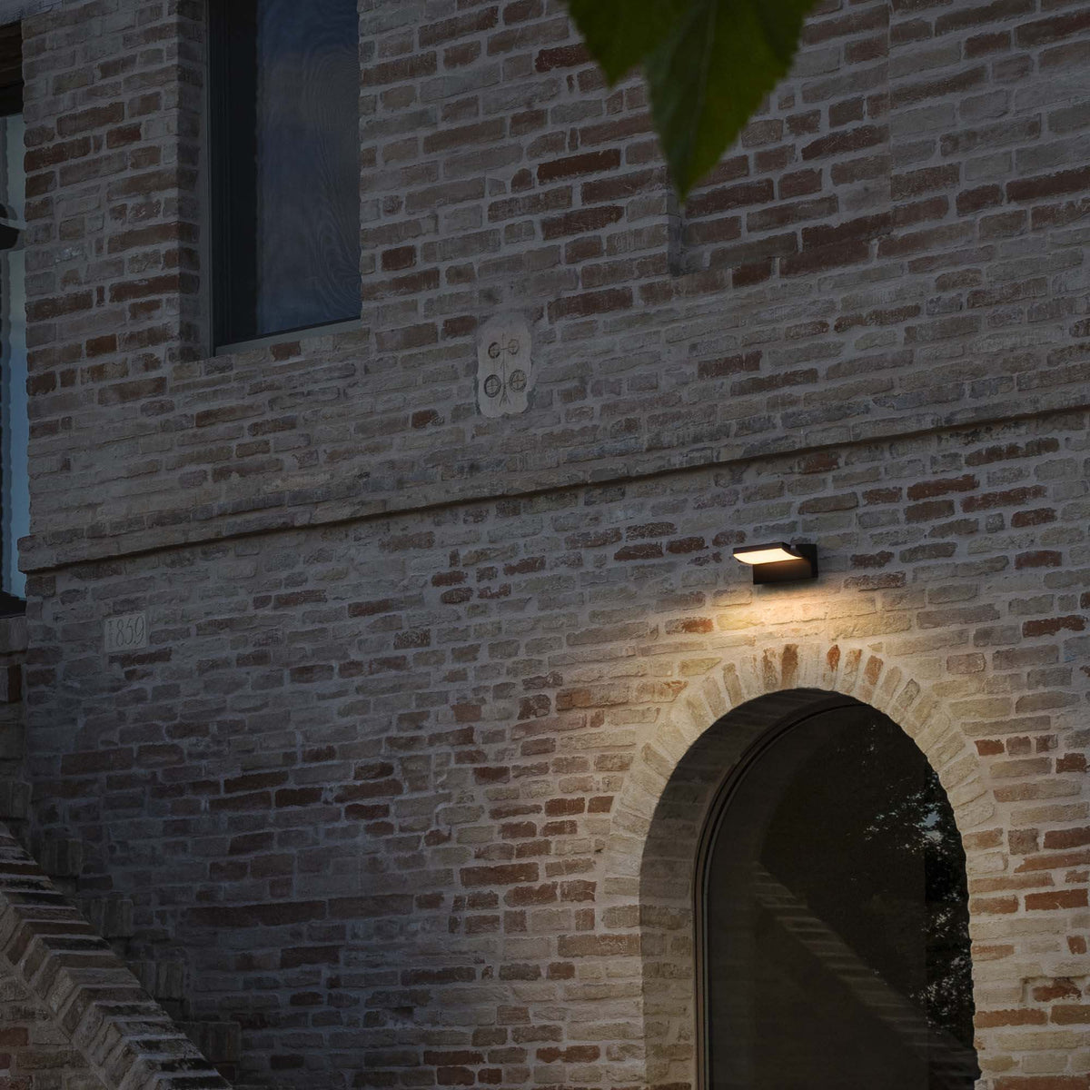Aplică de exterior Ideal Lux Swipe, negru, 287706