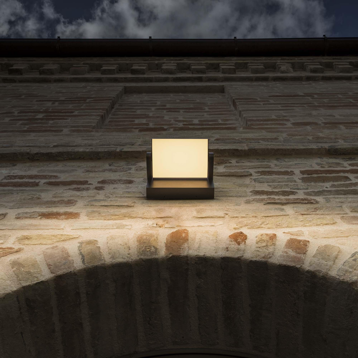 Aplică de exterior Ideal Lux Swipe Sensor, cafea, 307176