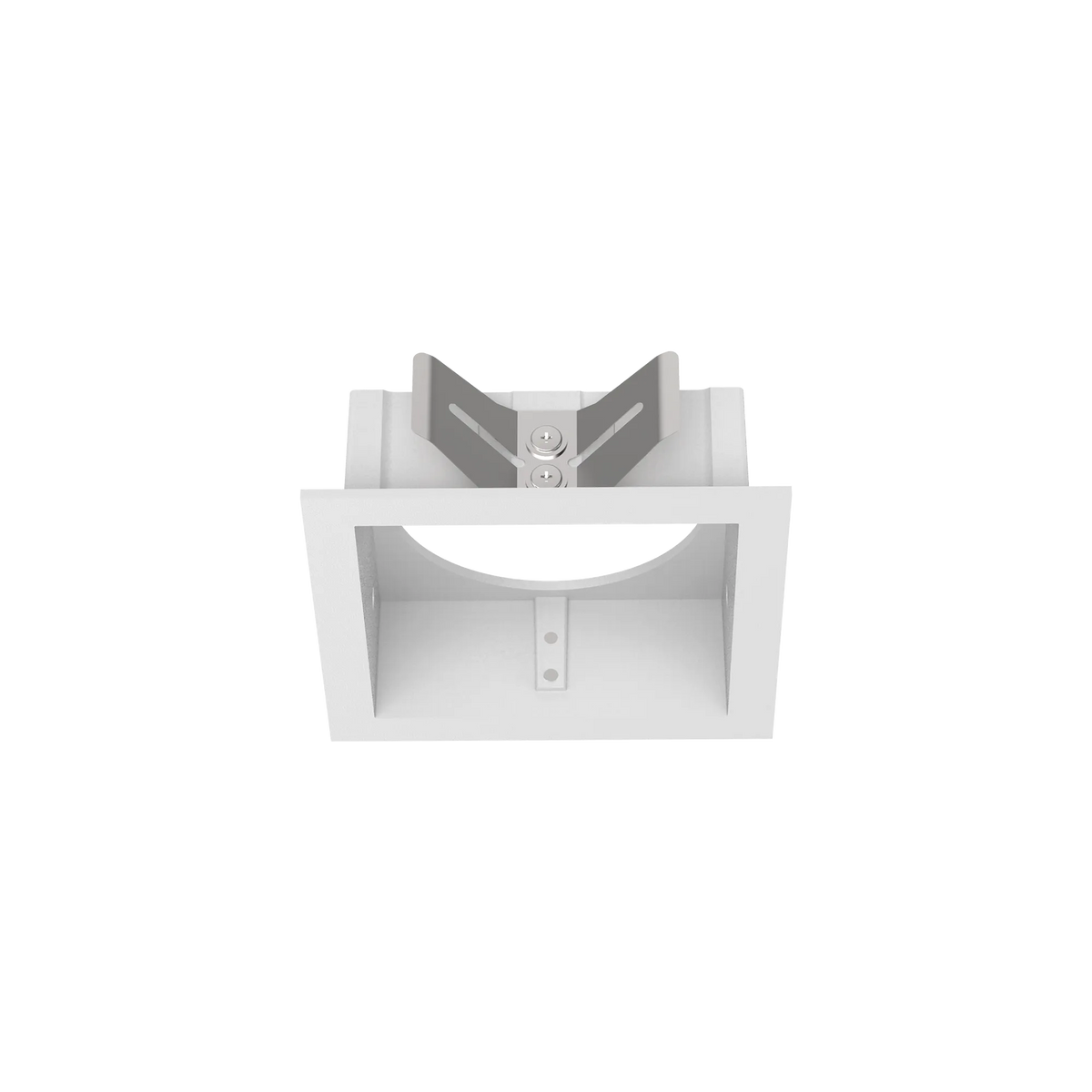 Ramă pentru spot încastrat Ideal Lux Bento Frame Square Single, alb, 287911