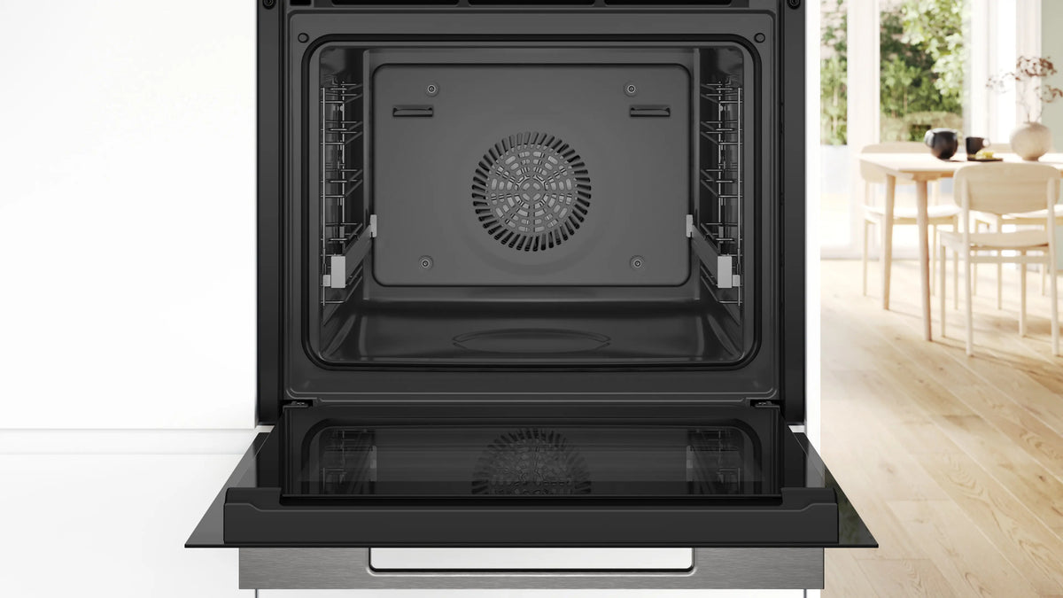 Cuptor încorporabil cu abur Bosch HSG738DB2, Seria 8, 1 l, negru
