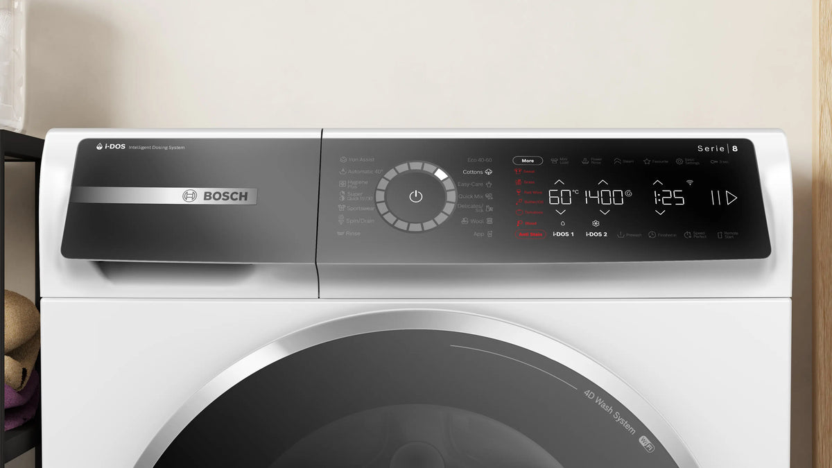 Mașină de spălat rufe Bosch WGB254A3BY, Seria 8, 10 kg, 1400 rpm, albă