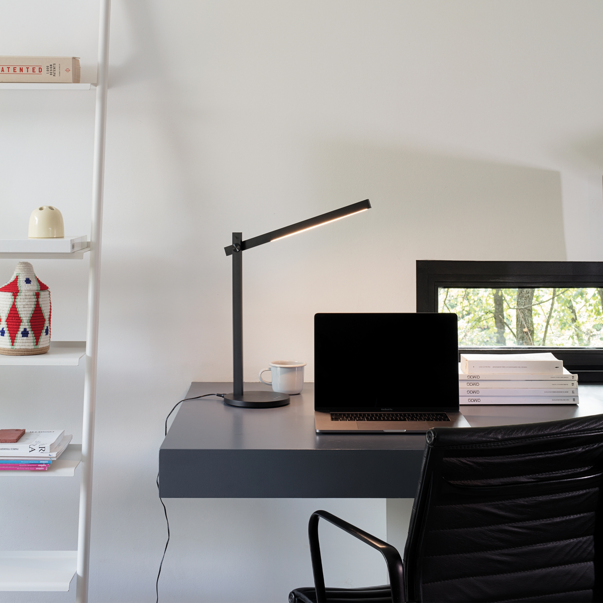 Veioză Ideal Lux Pivot, alb, 289168