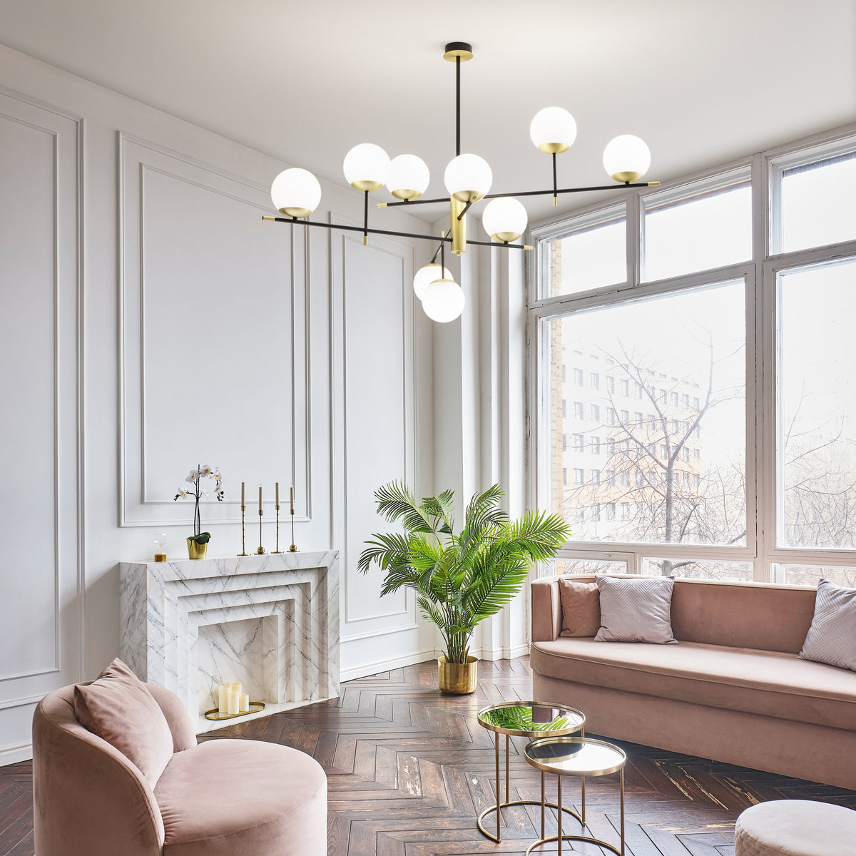 Plafonieră Ideal Lux Gourmet PL9, 289489