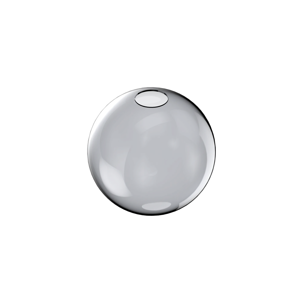 Abajur din sticlă Ideal Lux Mapa Mini Vetro D20, fumuriu, 289908