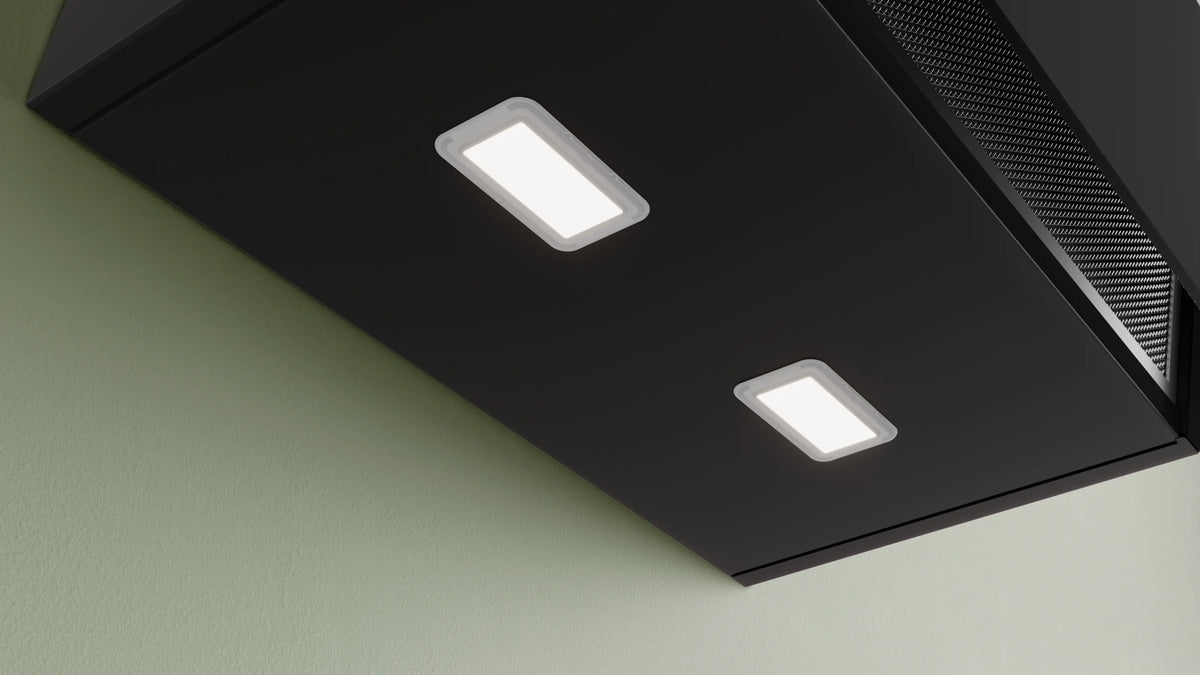 Hotă decorativă Bosch DWK65DF61, Seria 4, 60 cm, neagră