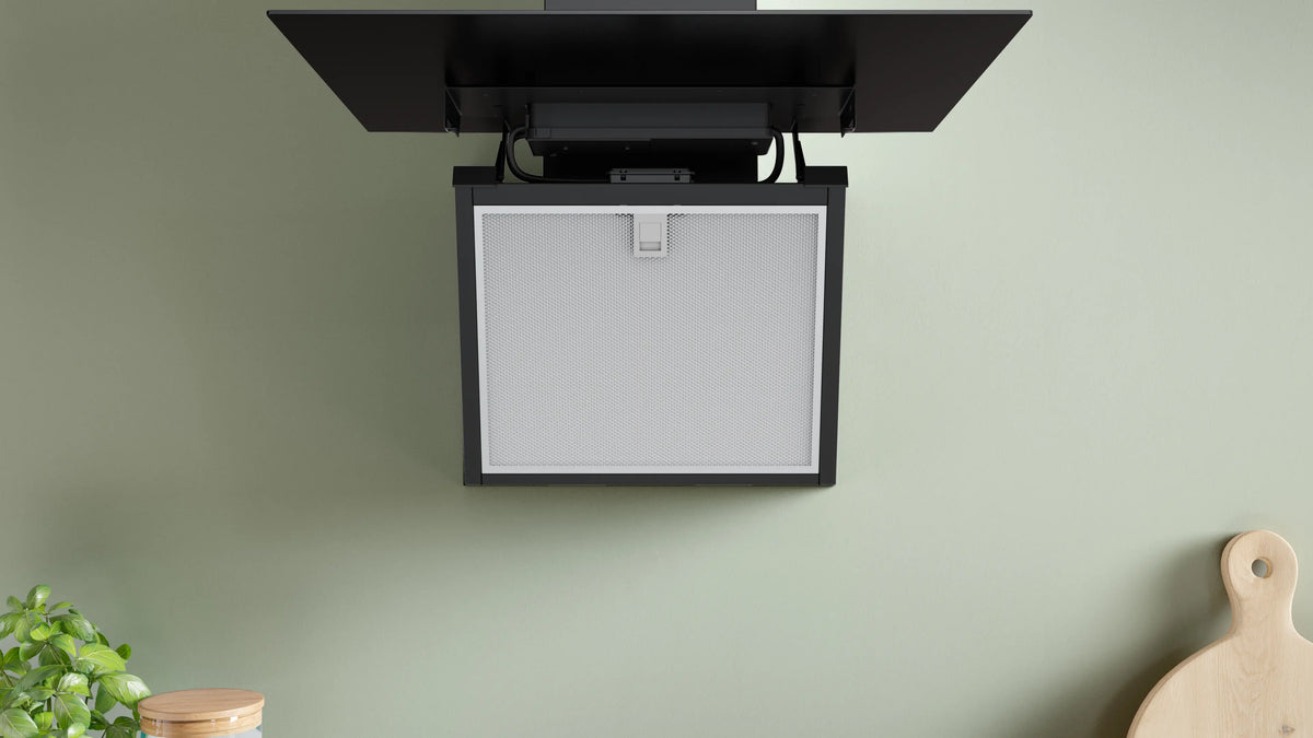 Hotă decorativă Bosch DWK67PN61, Seria 6, 60 cm, neagră