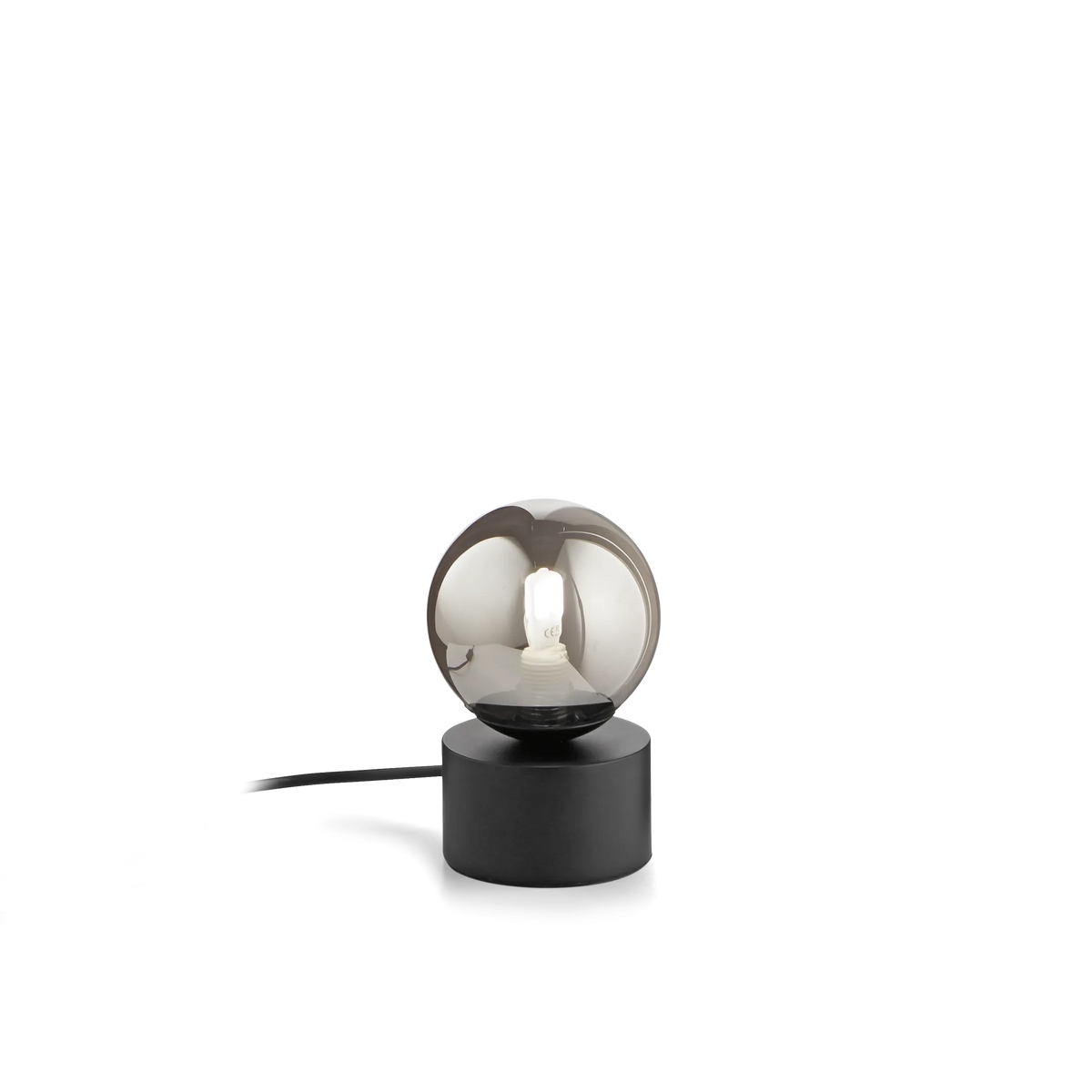 Veioză Ideal Lux Perlage TL1, fumuriu, 292441
