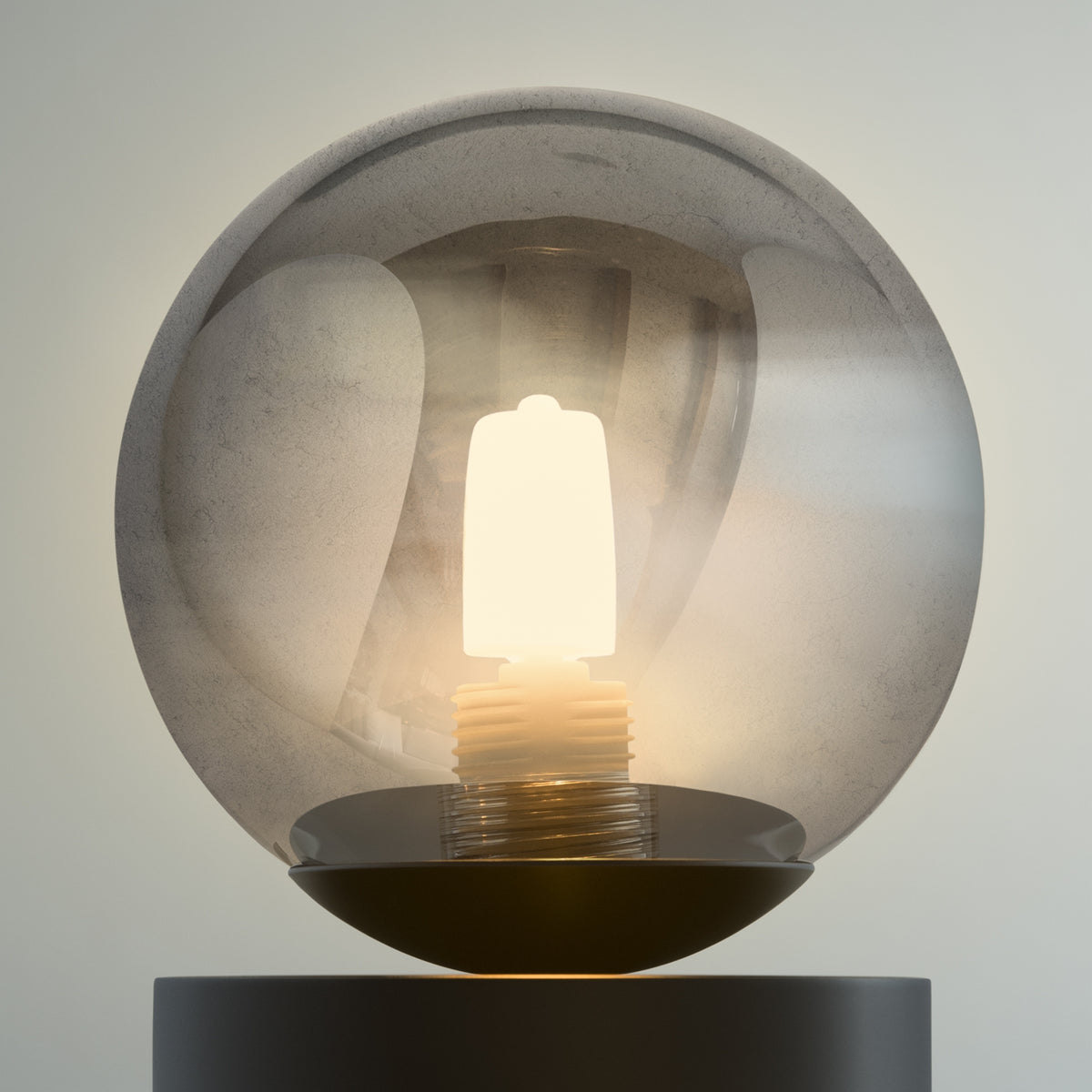Veioză Ideal Lux Perlage TL1, alb, 292458