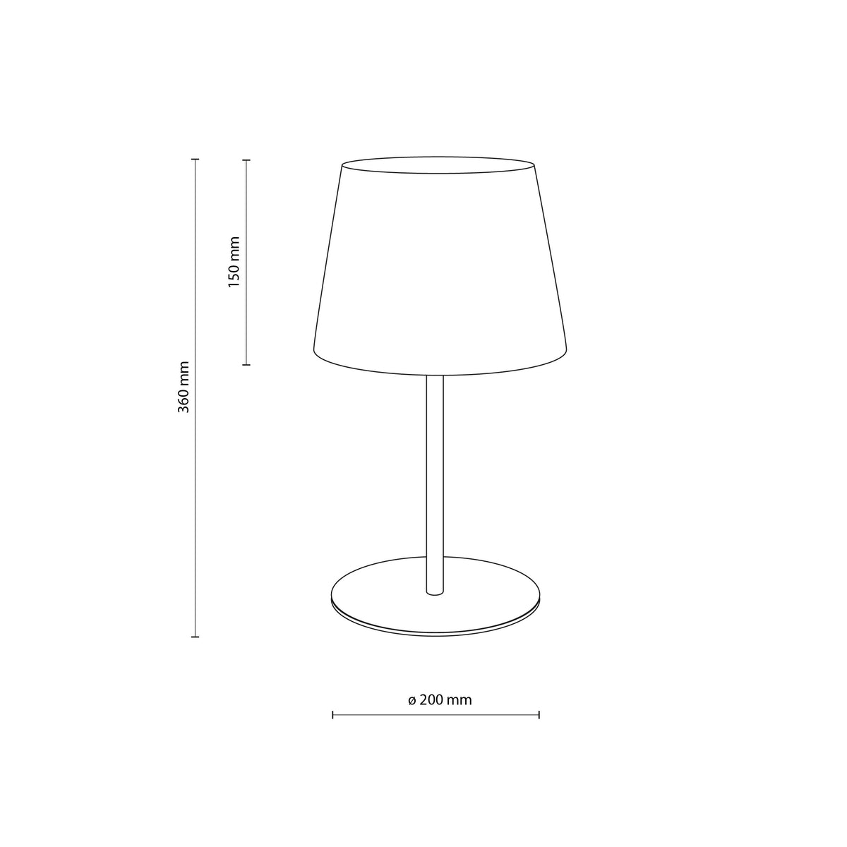 Lampa Maja Black 2936