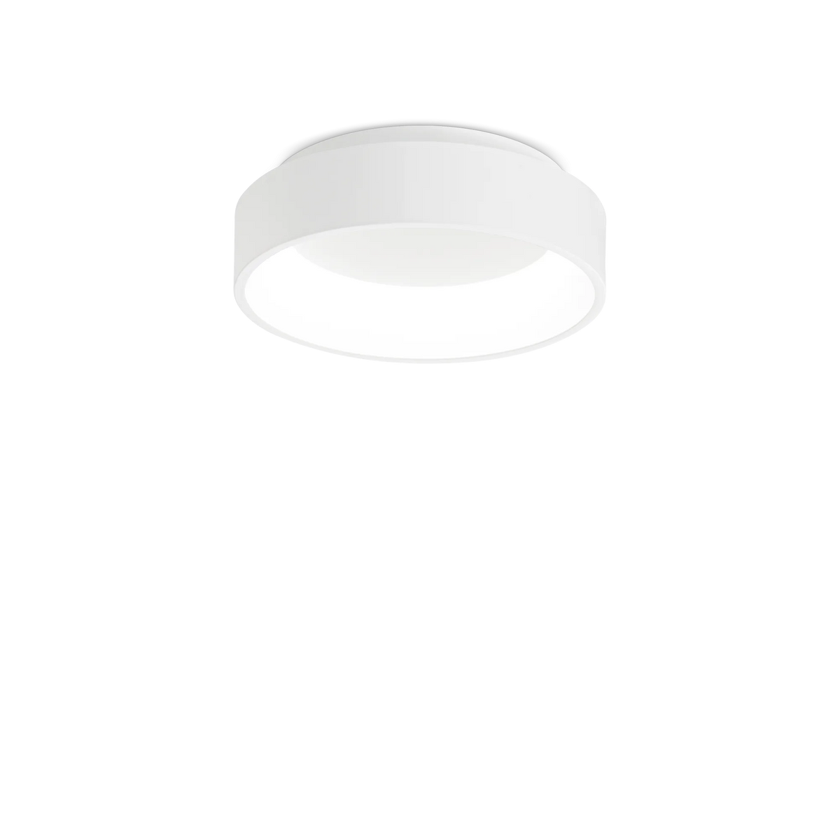Plafonieră Ideal Lux Ziggy, alb, Ø30 cm, 293776