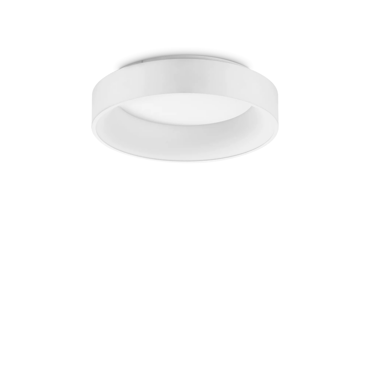 Plafonieră Ideal Lux Ziggy, alb, Ø45 cm, 293783
