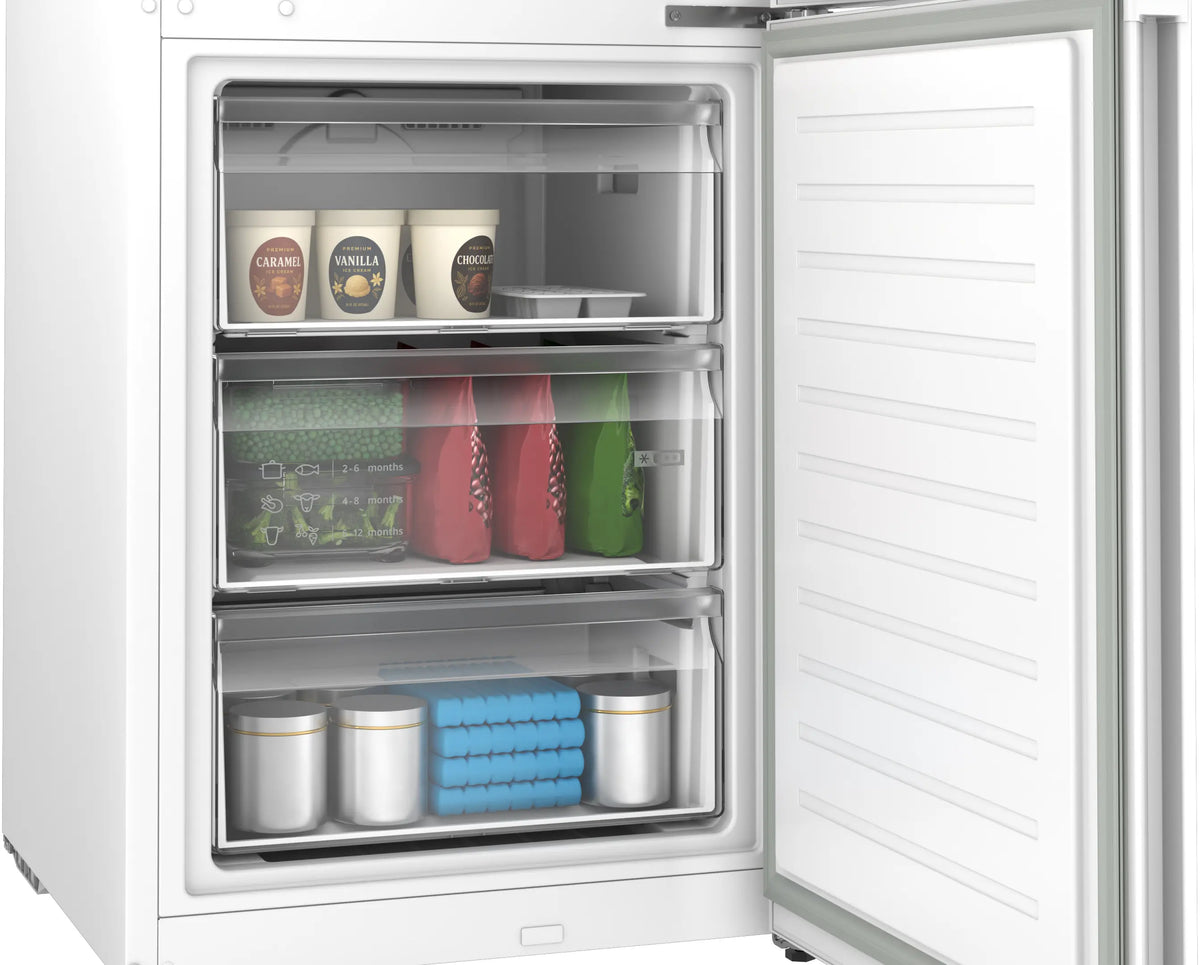 Combină frigorifică Bosch KGN39NWDK, Seria 2, 391 l, Total No Frost, albă