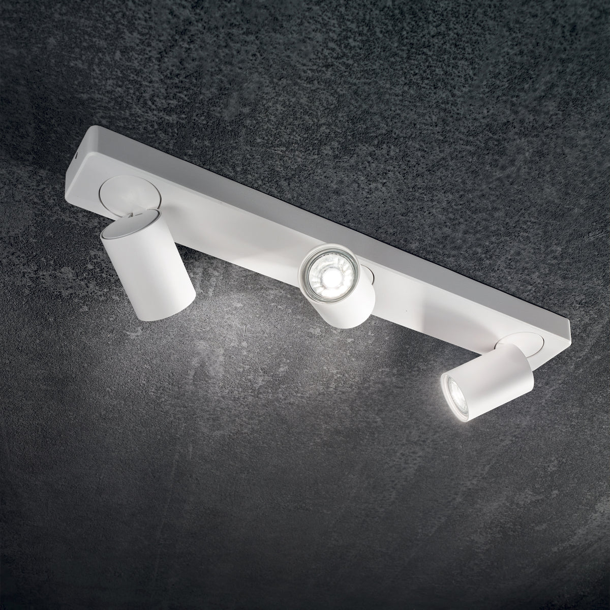 Plafonieră Ideal Lux Rudy PL3 Square, alb, 294810