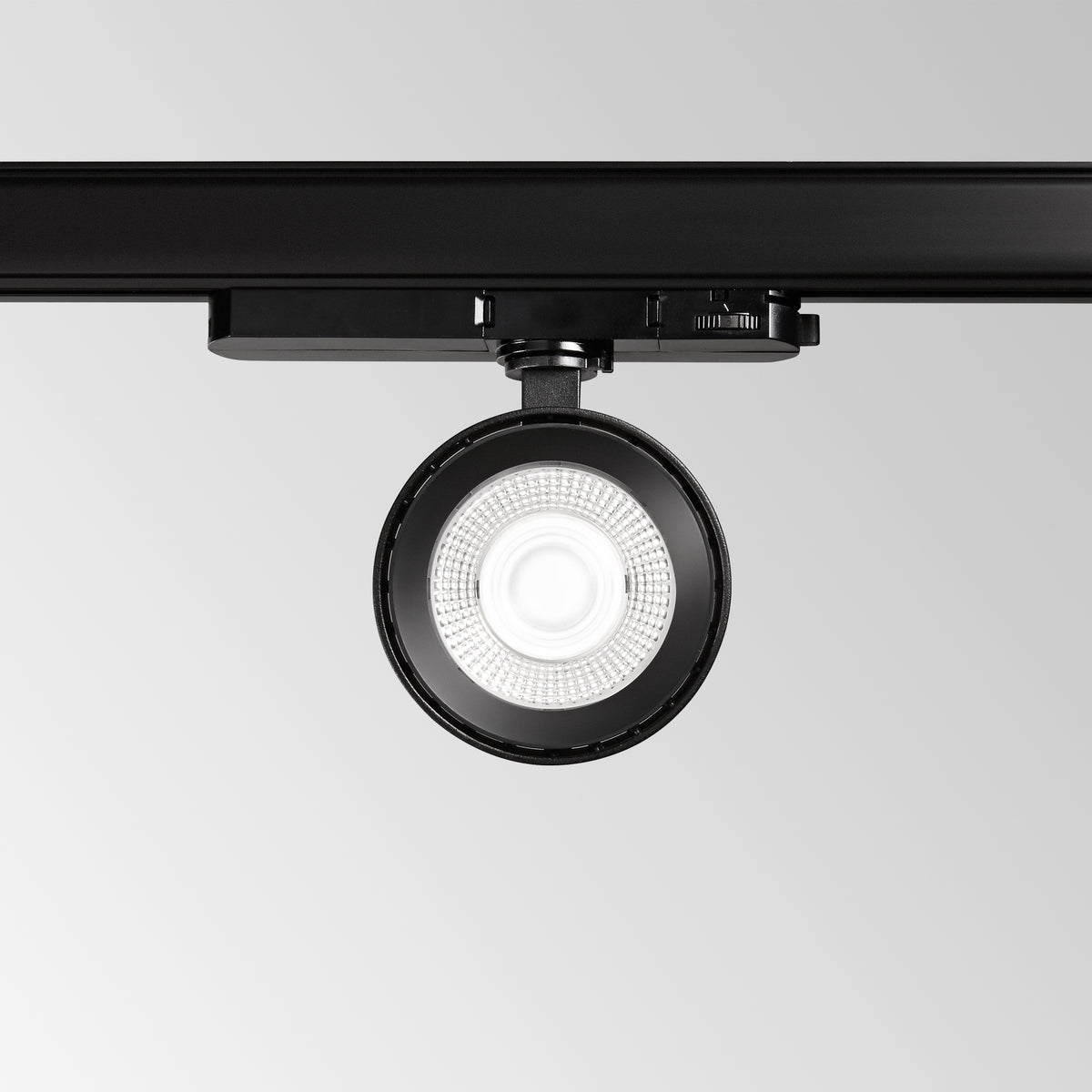 Spot pe șină Ideal Lux Pov 3-PHASE Round, negru, 296333