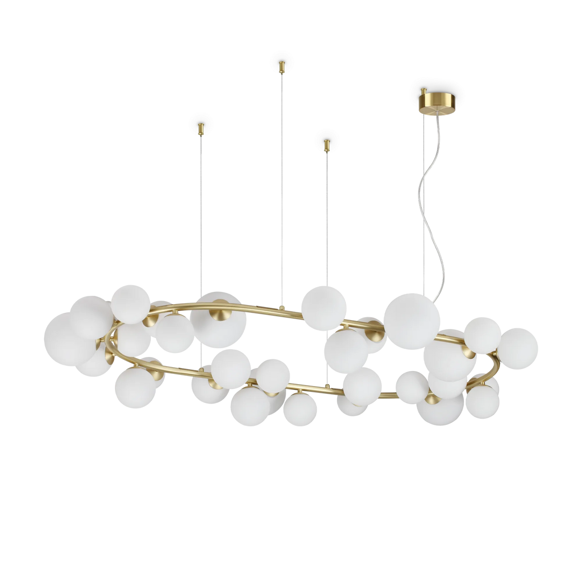Lustră Ideal Lux Perlage SP30, alb, 296746