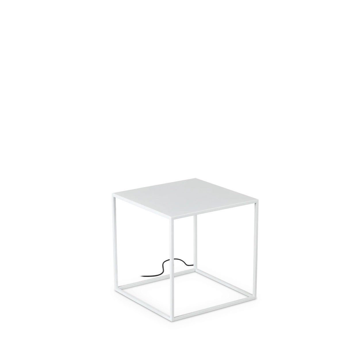 Lampă de exterior Ideal Lux Ipotesi, alb, H50 cm, 300641