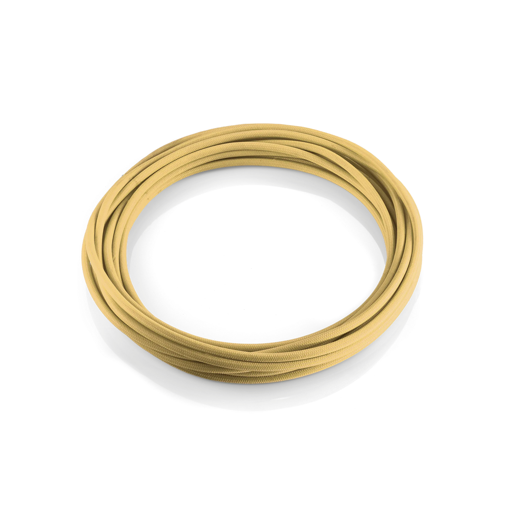CAVO TESSUTO 10M OTTONE