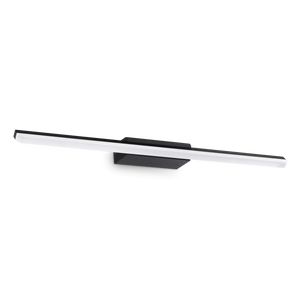Aplică Ideal Lux Riflesso, negru, Ø62 cm, 302232