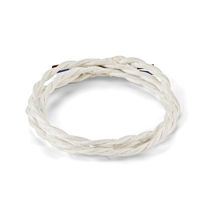 CAVO TESSUTO INTRECCIATO 10M BIANCO 303062