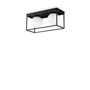 Plafonieră Ideal Lux Lingotto PL2, negru, 304137