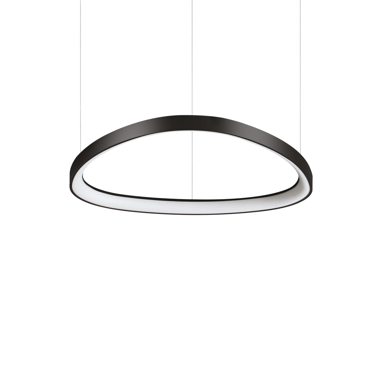 Lustră Ideal Lux Gemini DALI/PUSH 3000K, negru, Ø61 cm, 304694