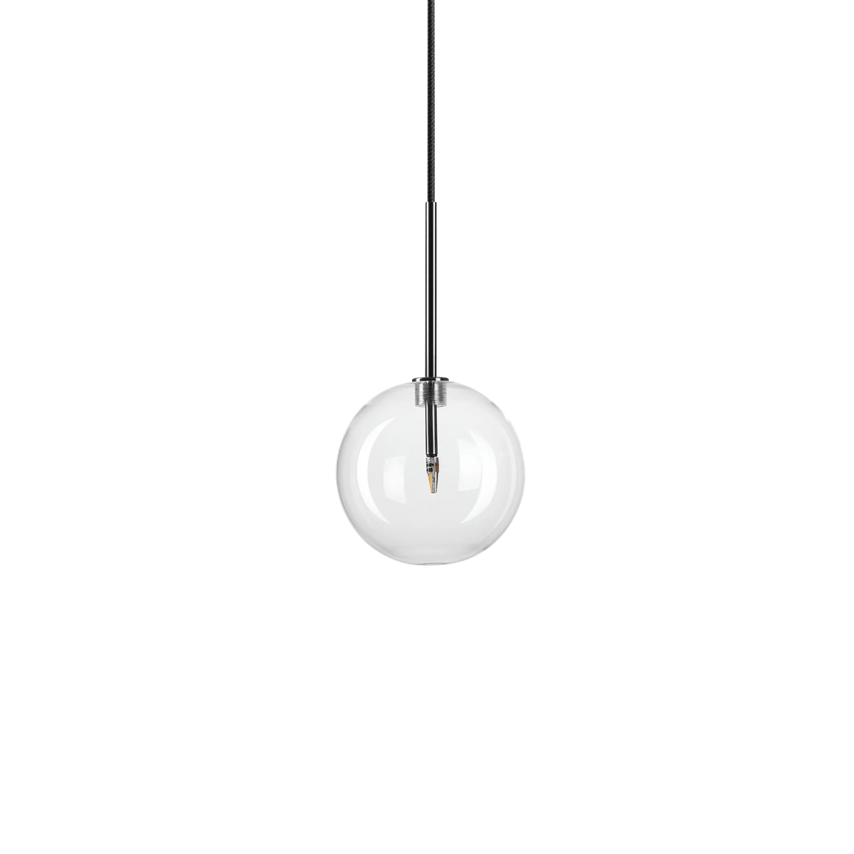 Pendul Ideal Lux Equinoxe SP1, crom, Ø15 cm, 306537