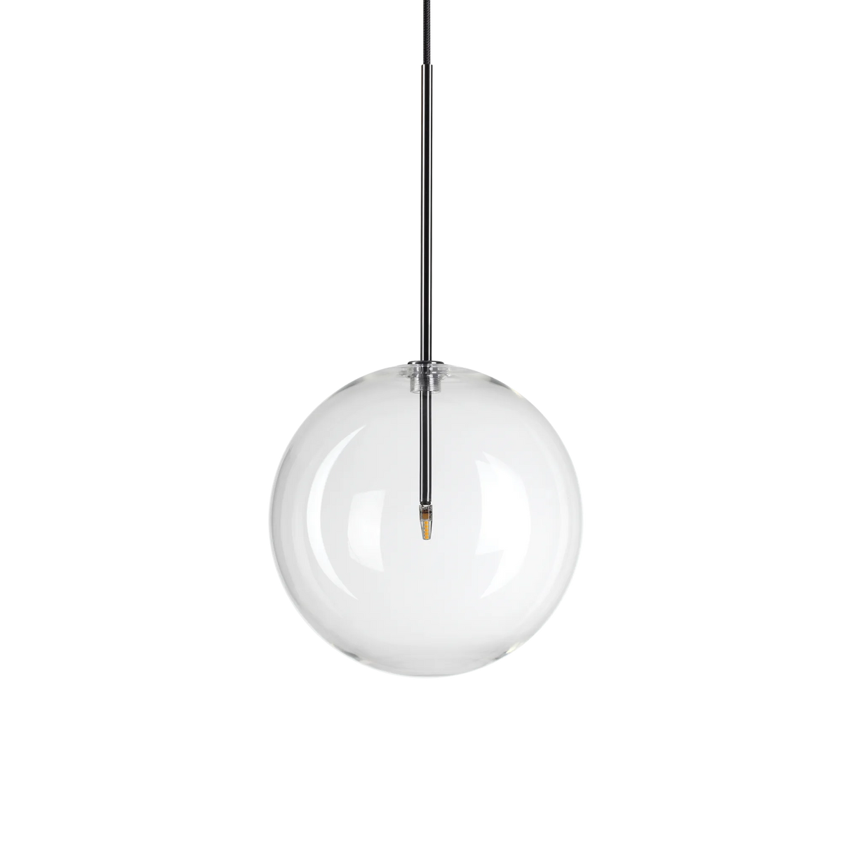 Pendul Ideal Lux Equinoxe SP1, crom, Ø25 cm, 306551