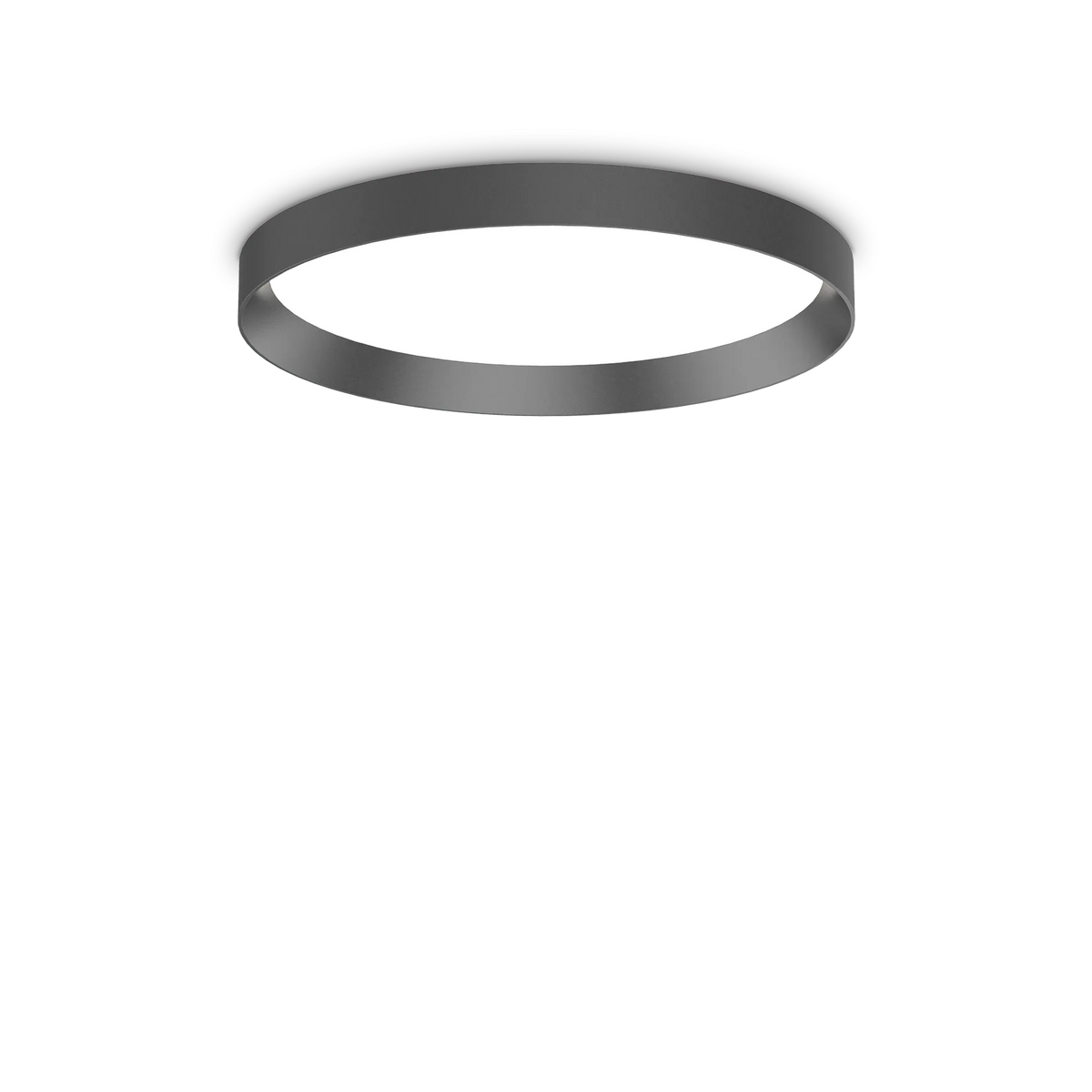 Plafonieră Ideal Lux Fly 4000K, negru, Ø45 cm, 306605