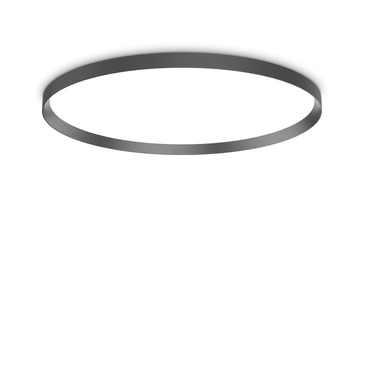 Plafonieră Ideal Lux Fly 4000K, negru, Ø90 cm, 306636