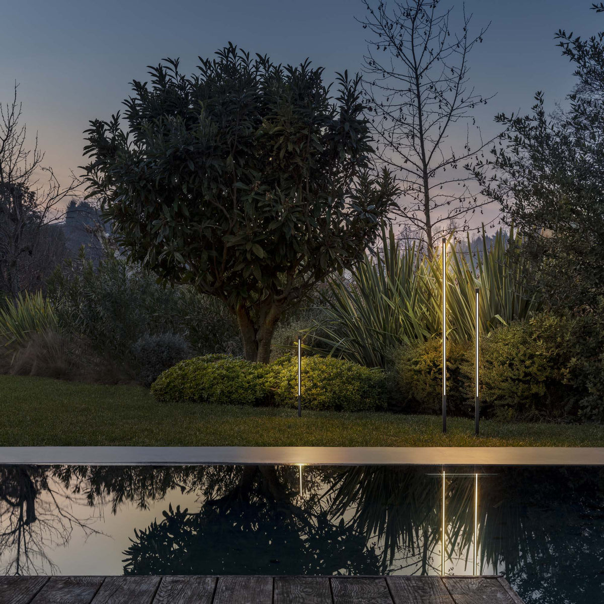 Lampă de exterior Ideal Lux Jedi, antracit, H160 cm, 306803