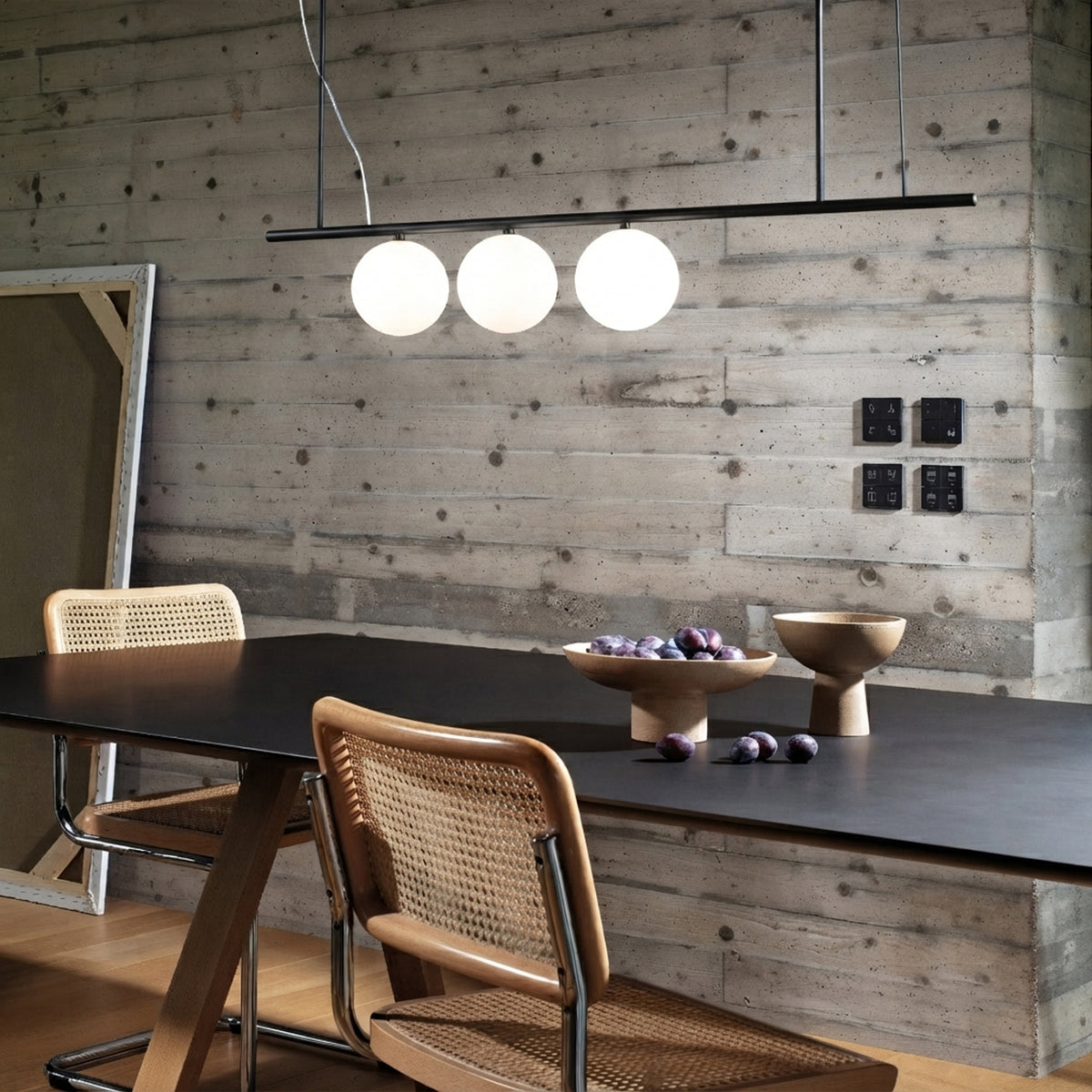 Lustră Ideal Lux Perline SP3, negru, 307008