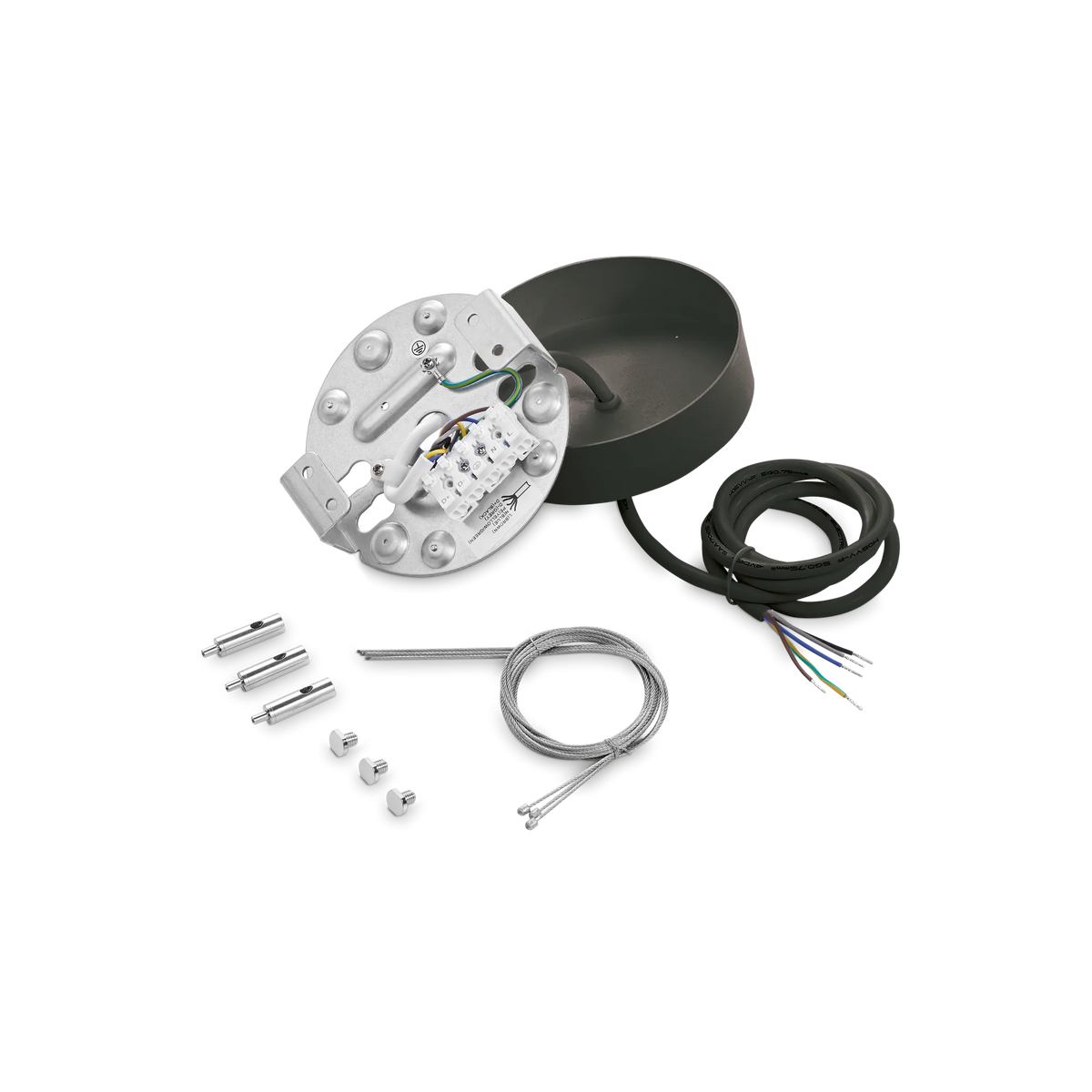 Pendul Ideal Lux Fly Kit Pendant, negru, 307244