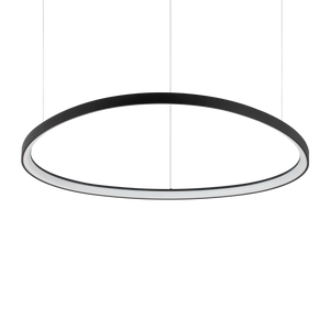 Lustră Ideal Lux Gemini ON-OFF 3000K, negru, Ø105 cm, 307695