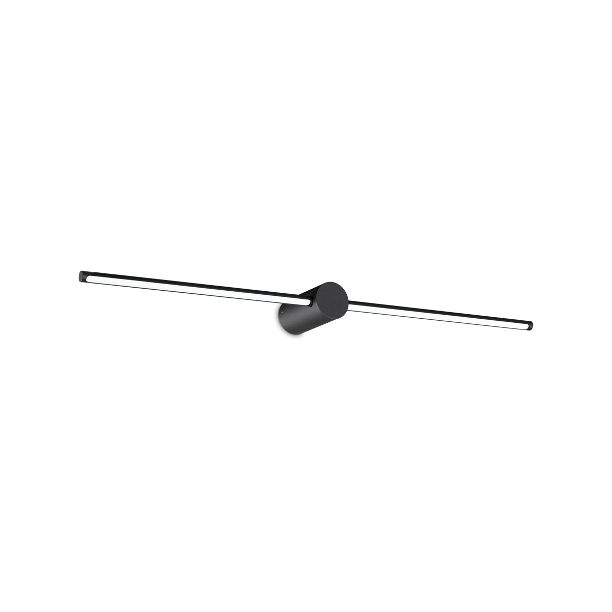 Aplică Ideal Lux Filo 3000K, negru, Ø75 cm, 310145