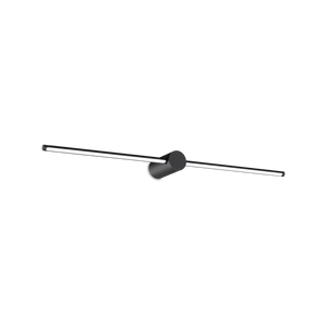 Aplică Ideal Lux Filo 3000K, negru, Ø75 cm, 310145