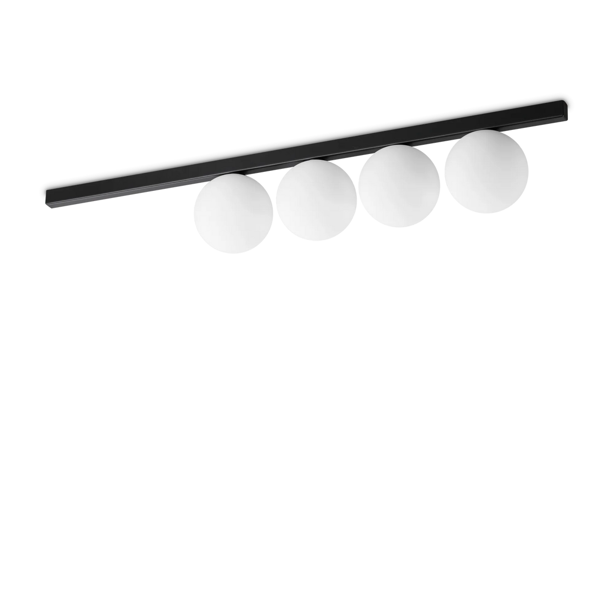 Plafonieră Ideal Lux Binomio PL4, negru, 310688