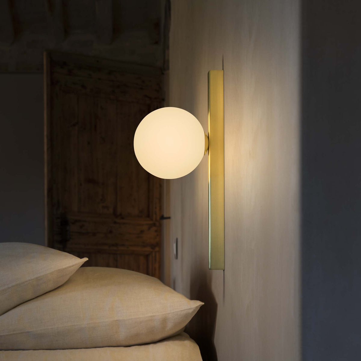 Plafonieră Ideal Lux Binomio AP1, alamă, 311319