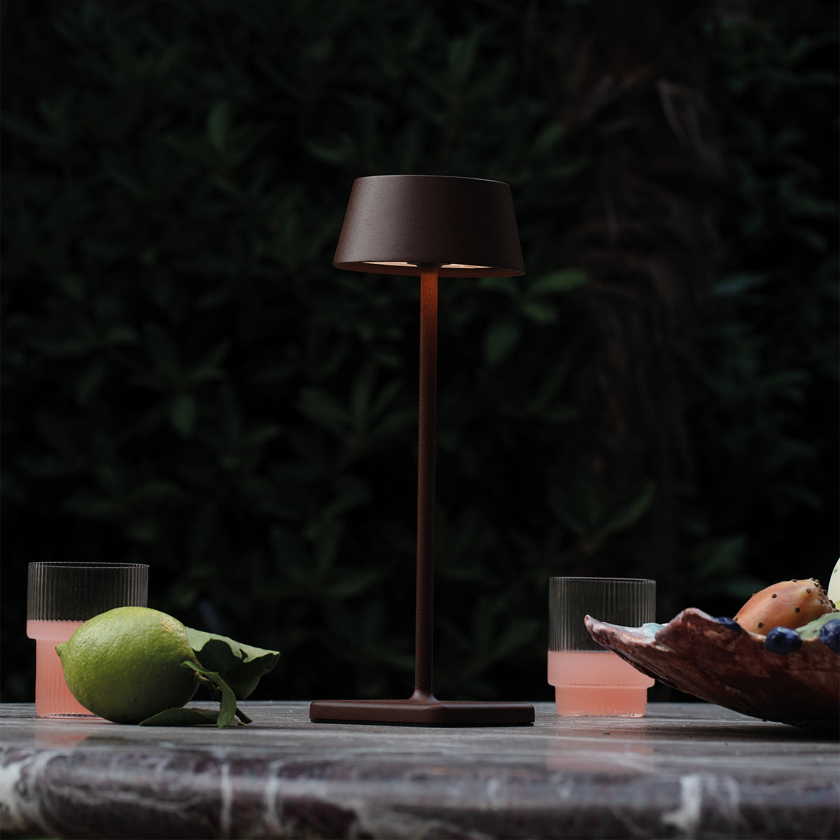 Lampă de masă de exterior Ideal Lux Pure, alb, 311685