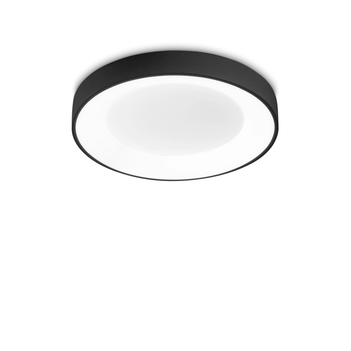 Plafonieră Ideal Lux Planet, negru, Ø40 cm, 312330
