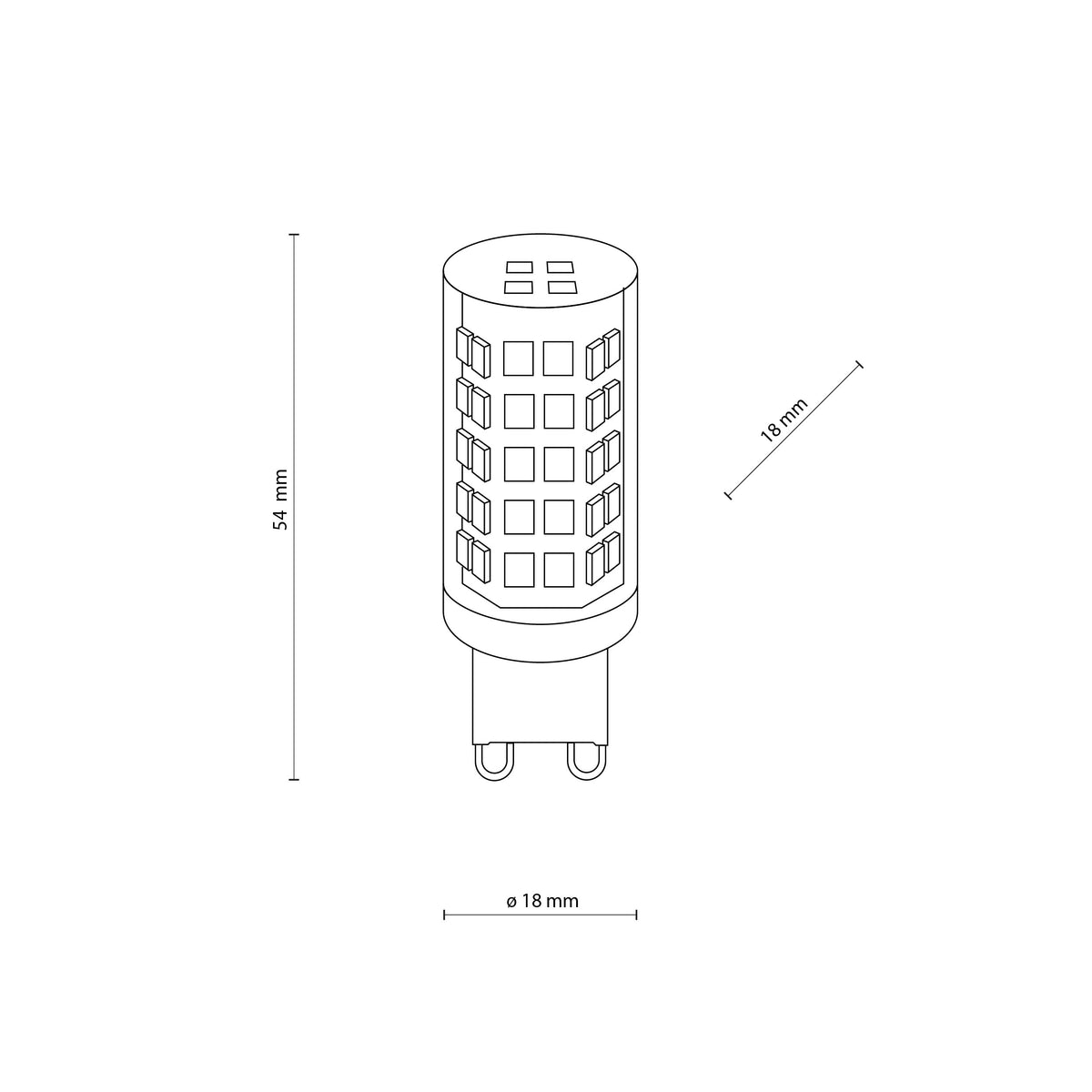 Bec LED TK Lighting G9 4W 4000K, 3132