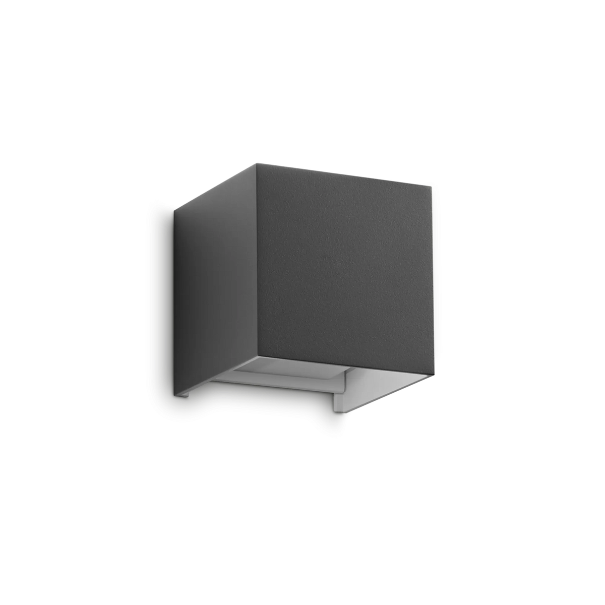 Aplică de exterior Ideal Lux Atom, antracit, Ø10 cm, 313429