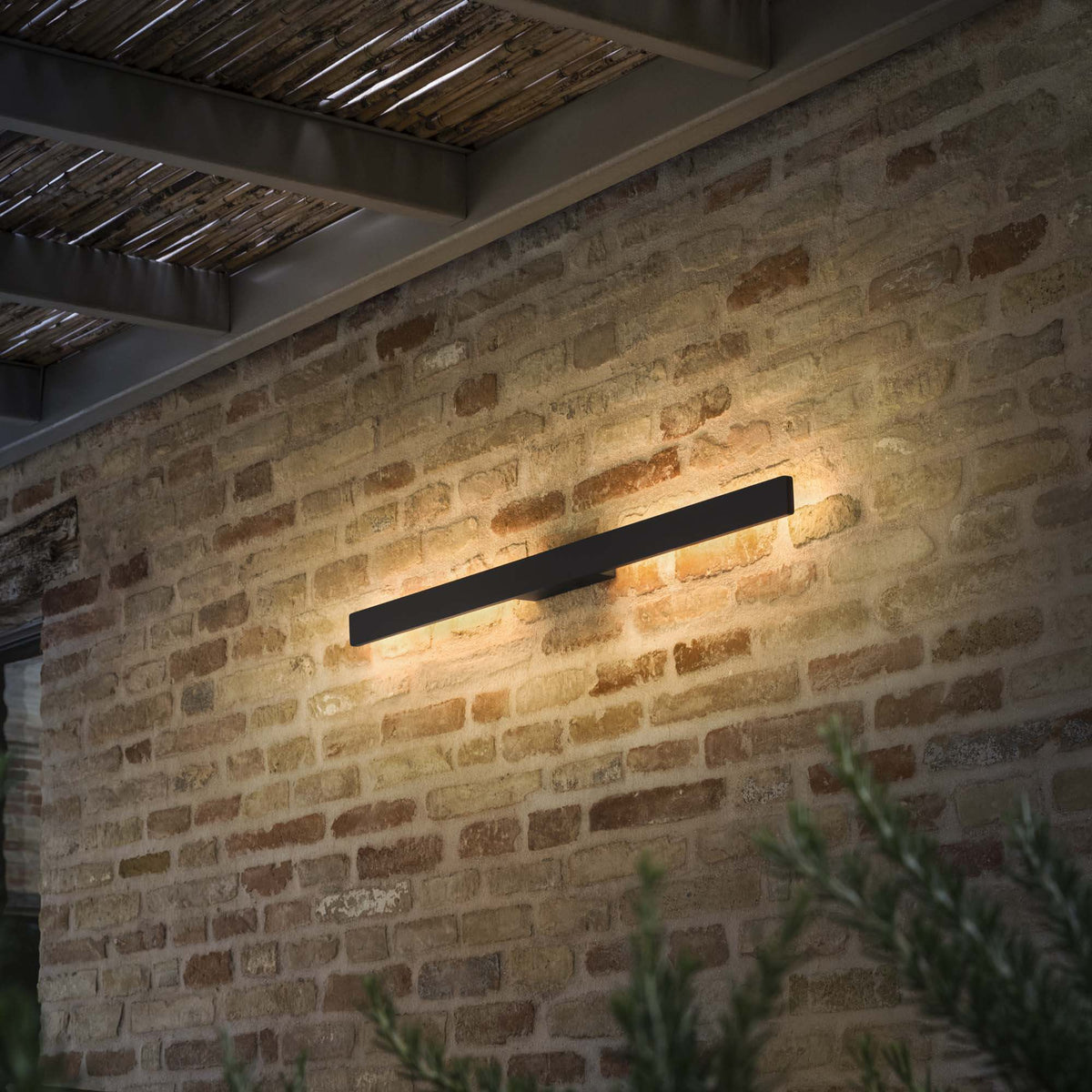 Aplică de exterior Ideal Lux Linea, antracit, Ø104 cm, 313467