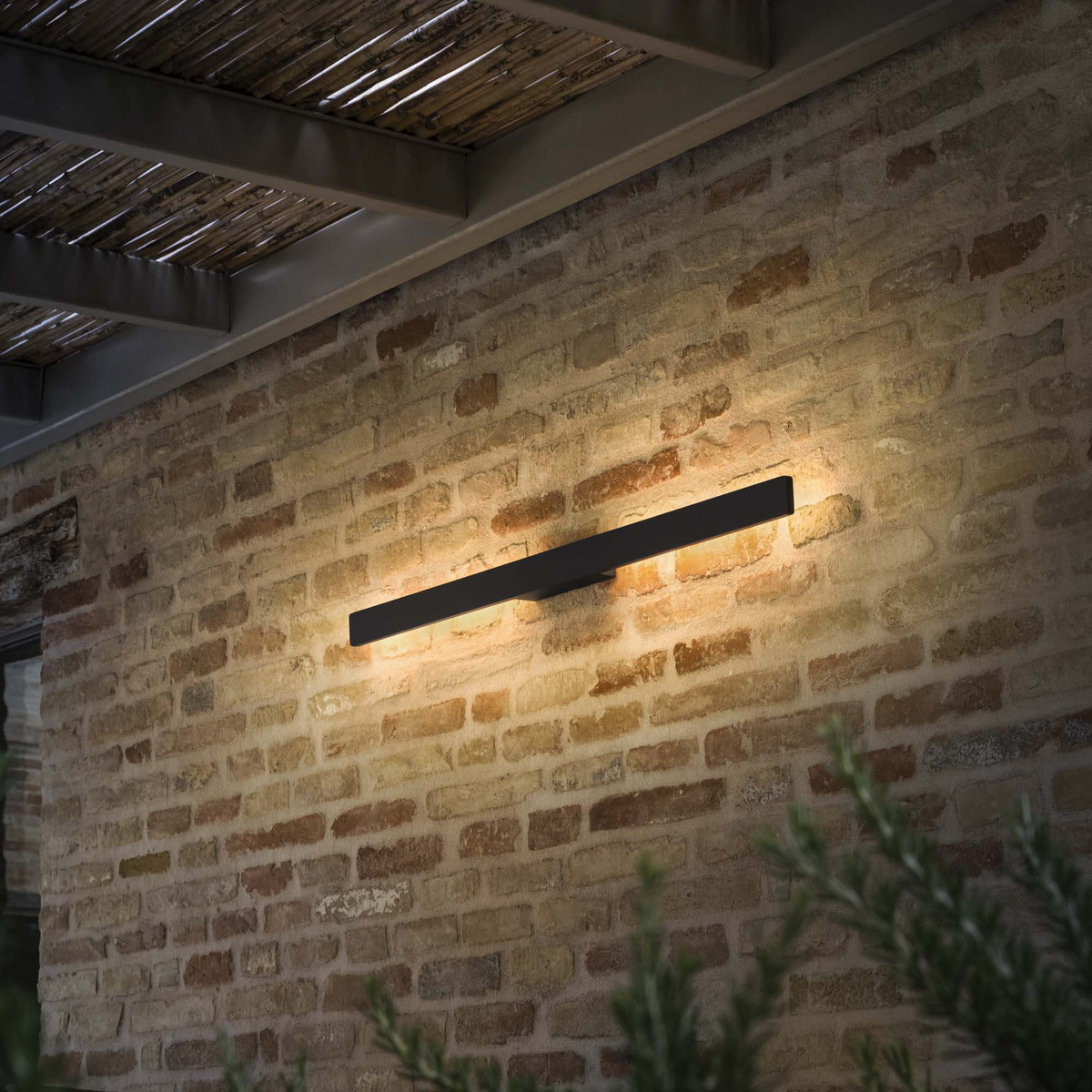 Aplică de exterior Ideal Lux Linea, antracit, Ø104 cm, 313467