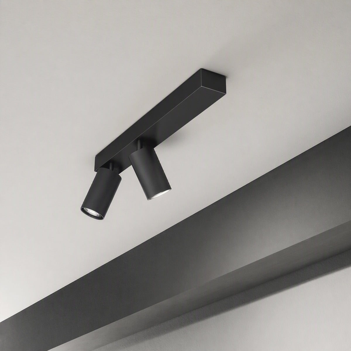 Plafonieră Ideal Lux Profilo PL2, negru, 314723