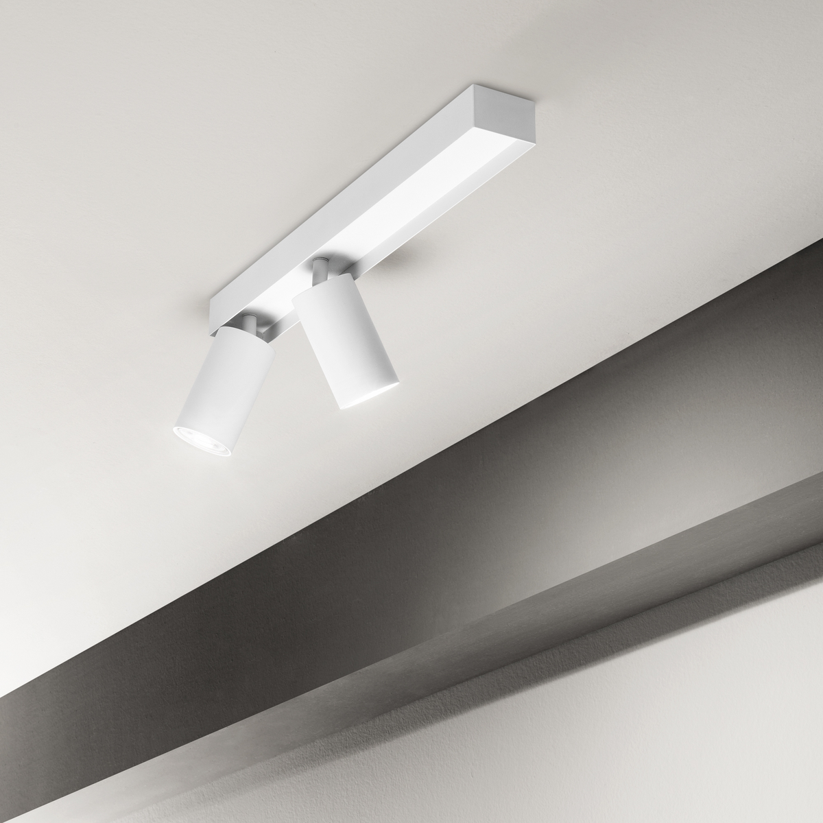 Plafonieră Ideal Lux Profilo PL2, negru, 314723