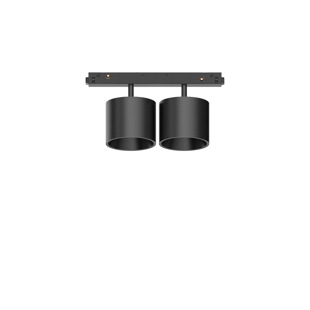 EGO TRACK DOUBLE BIG 20W 3000K ON-OFF BK