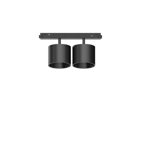 EGO TRACK DOUBLE BIG 20W 3000K ON-OFF BK