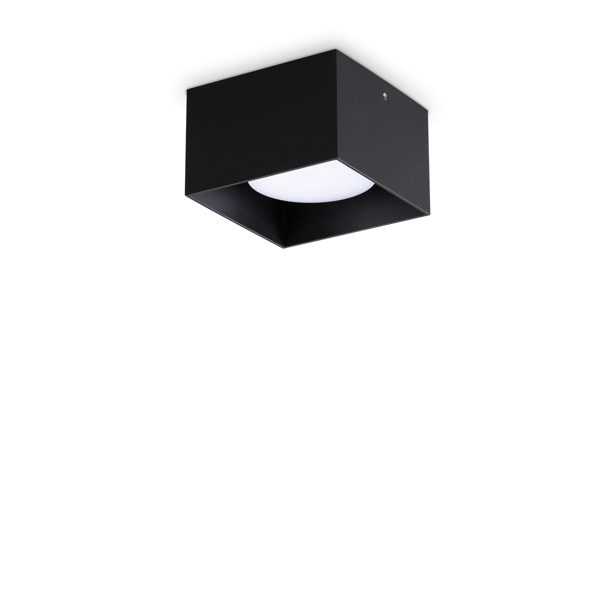 Plafonieră Ideal Lux Spike PL1 Square, negru, 317496