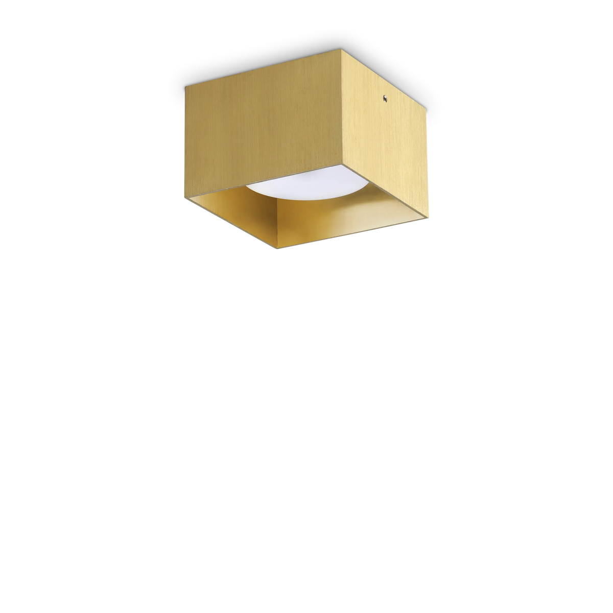 Plafonieră Ideal Lux Spike PL1 Square, alamă, 317502