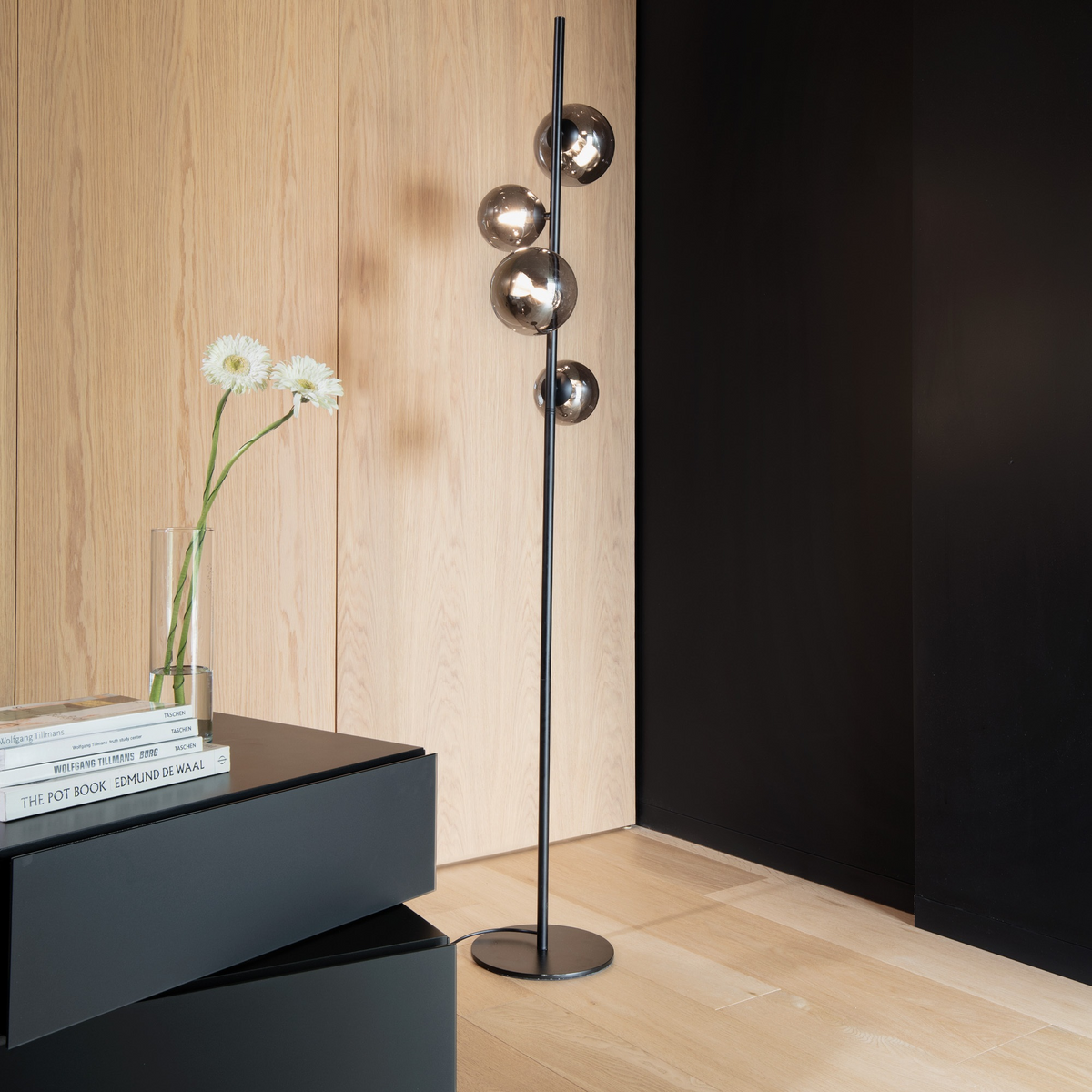 Lampadar Ideal Lux Perlage PT4, chihlimbar, 317816